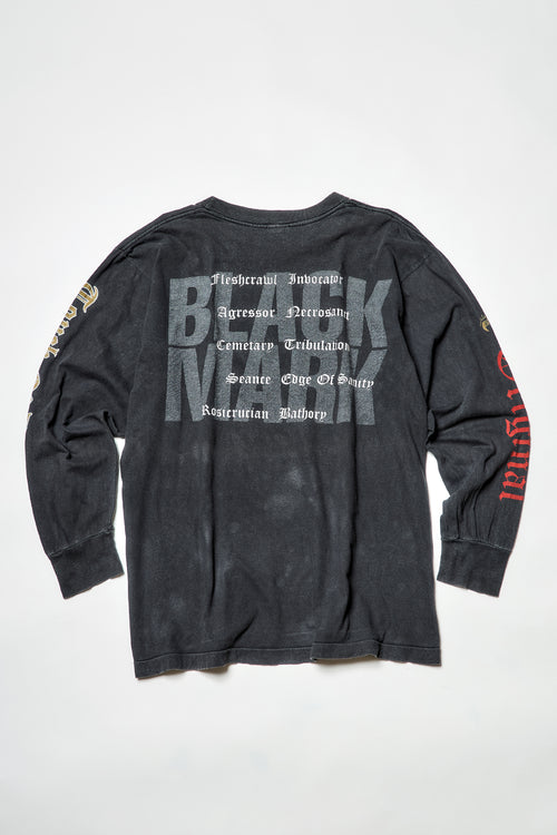 BLACK MARK PRODUCTION / TOUCH OF DEATH LONG SLEEVE TEE SHIRTS（90s）