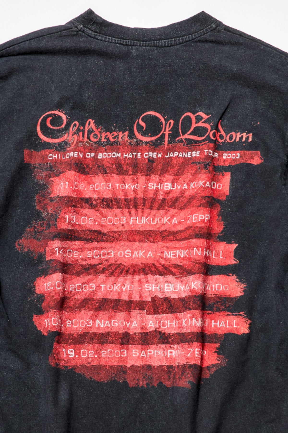 CHILDLEN OF BODOM / HATE CREW DEATHROLL JAPAN TOUR 2003 LONG SLEEVE TEE SHIRTS（00s）