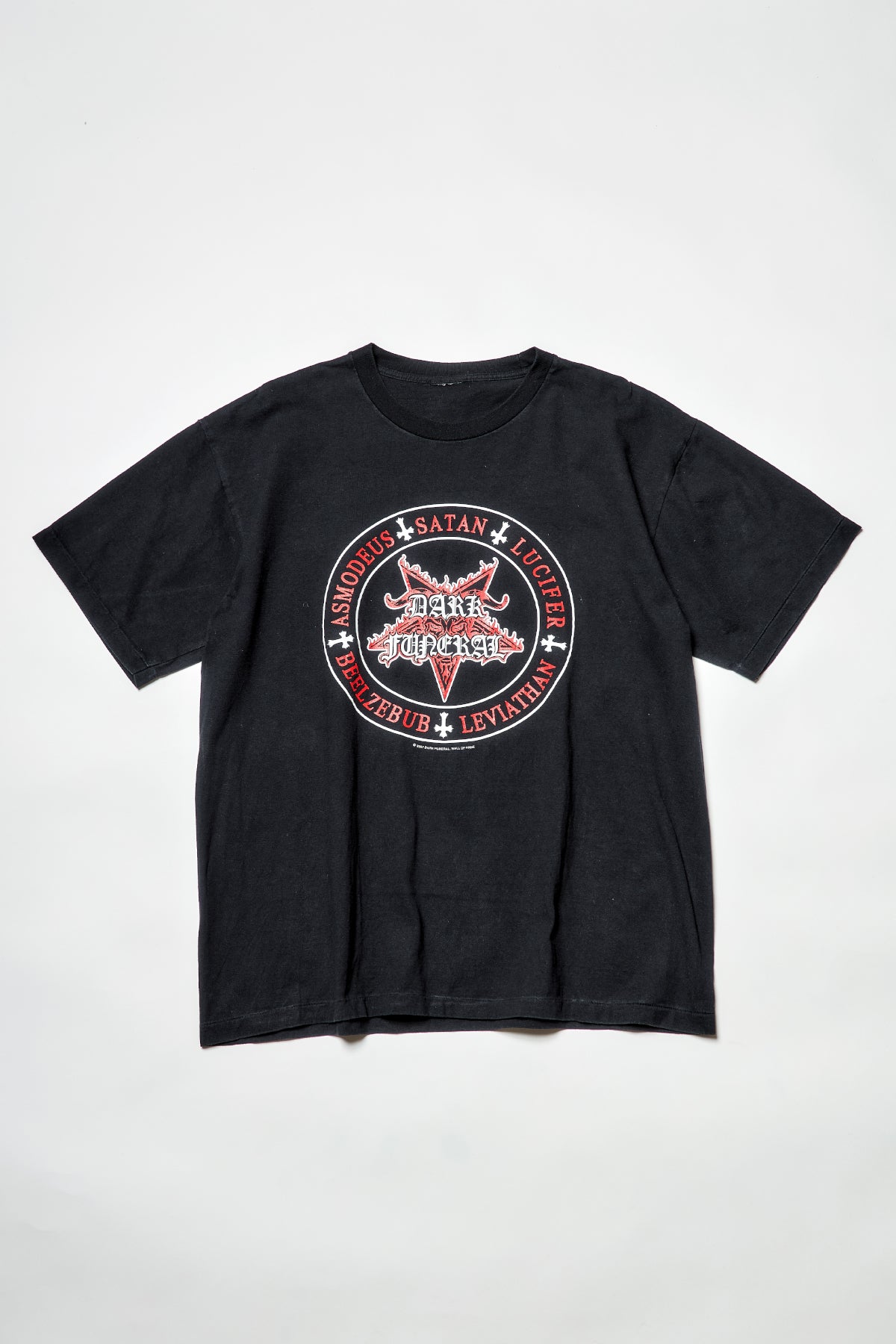 DARK FUNERAL / INVERTED PENTAGRAM LOGO TEE SHIRTS（00s）