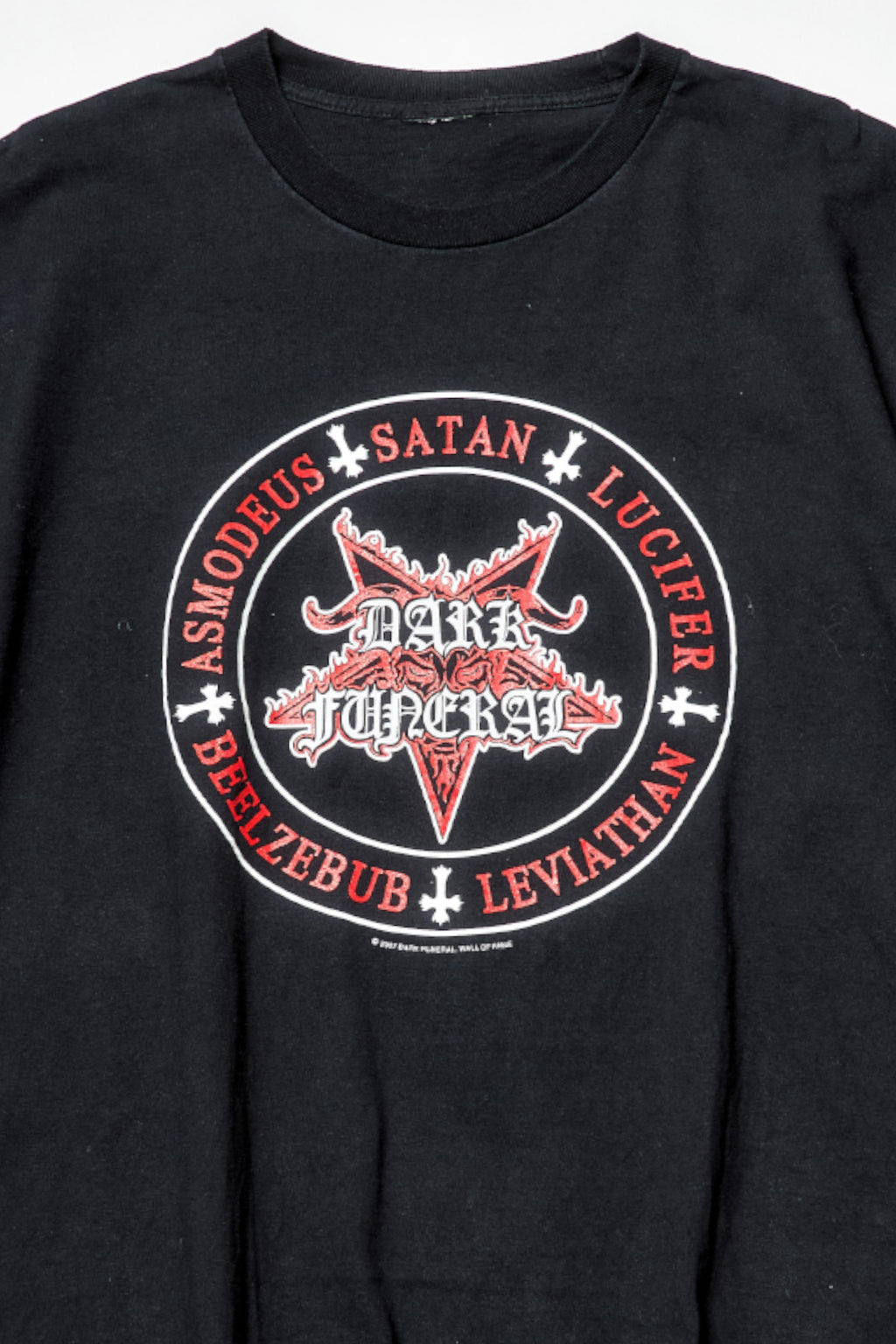 DARK FUNERAL / INVERTED PENTAGRAM LOGO TEE SHIRTS（00s）