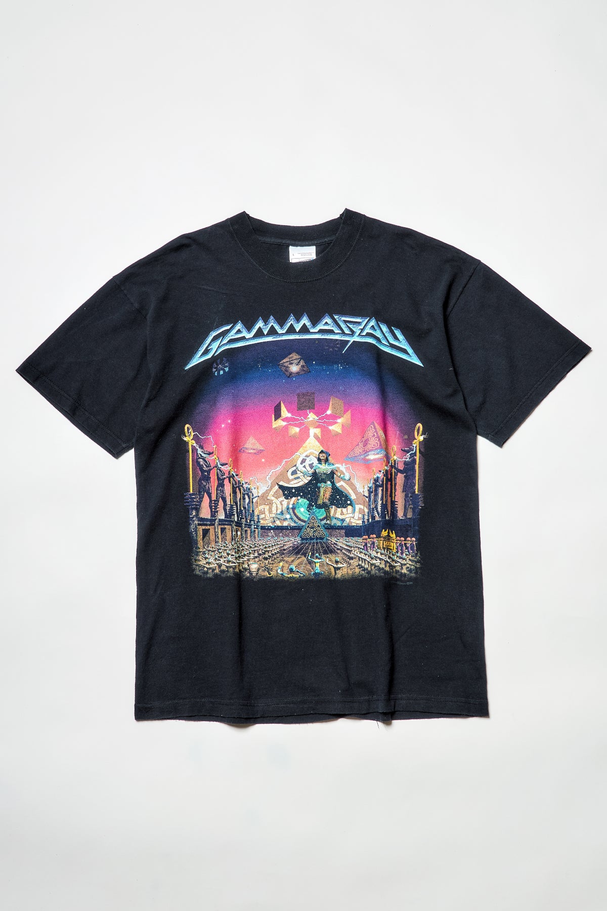GAMMARAY / ANYWHERE IN THE GALAXY POWERPLANT TOUR 1999 TEE SHIRTS（90s）
