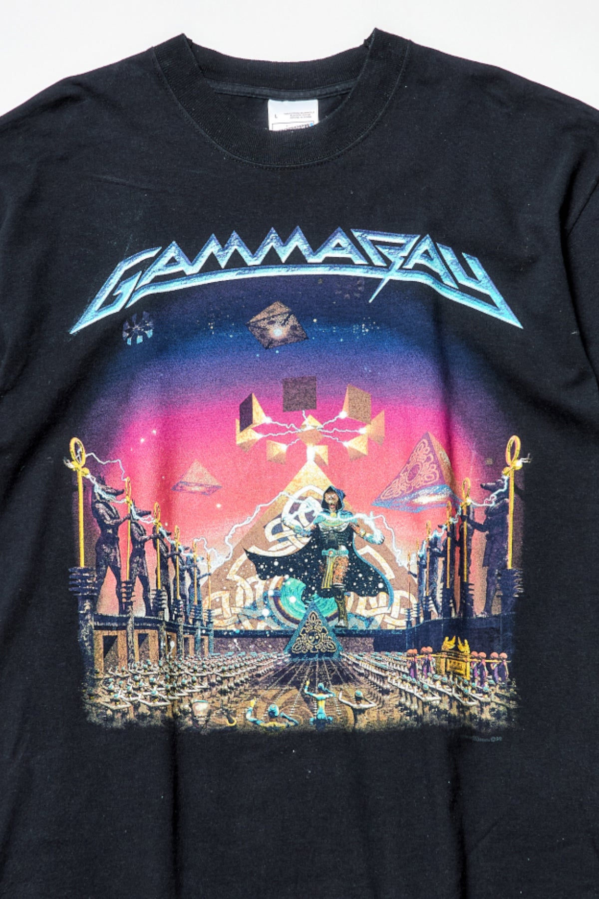 GAMMARAY / ANYWHERE IN THE GALAXY POWERPLANT TOUR 1999 TEE SHIRTS（90s）