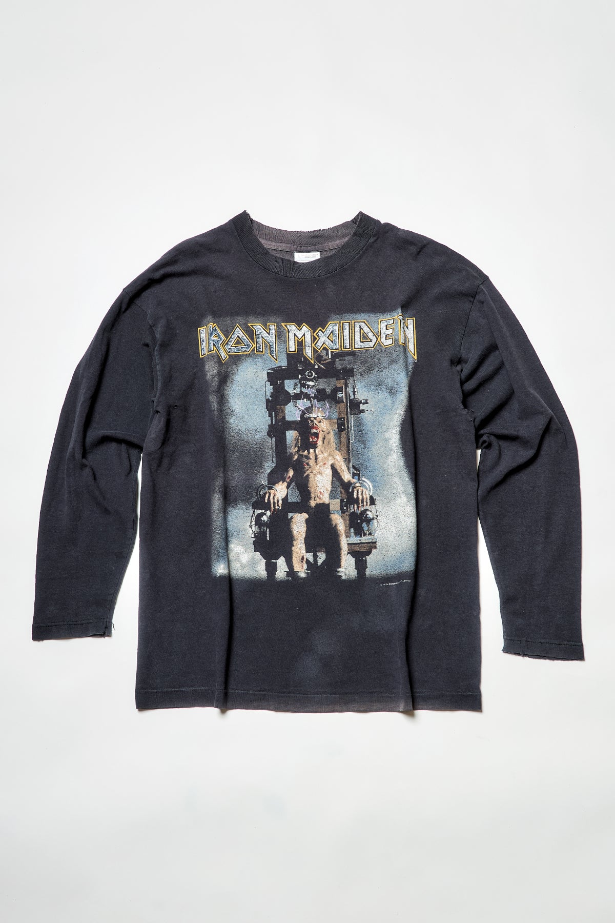 IRON MAIDEN / I GOT FRIED ON THE X FAC'N' TOUR LONG SLEEVE TEE SHIRTS（90s）