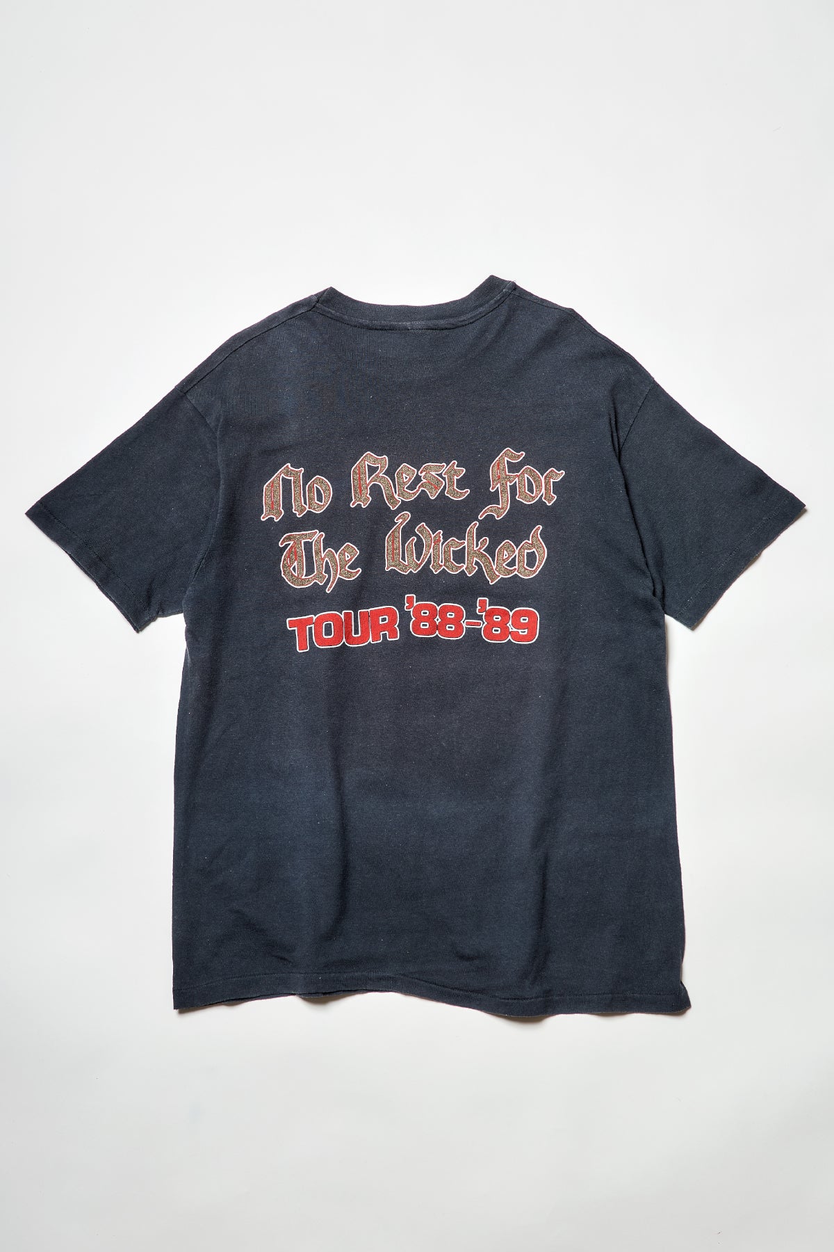 OZZY OSBOURNE / NO REST FOR THE WICKED TOUR 88-89 TEE SHIRTS（80s）