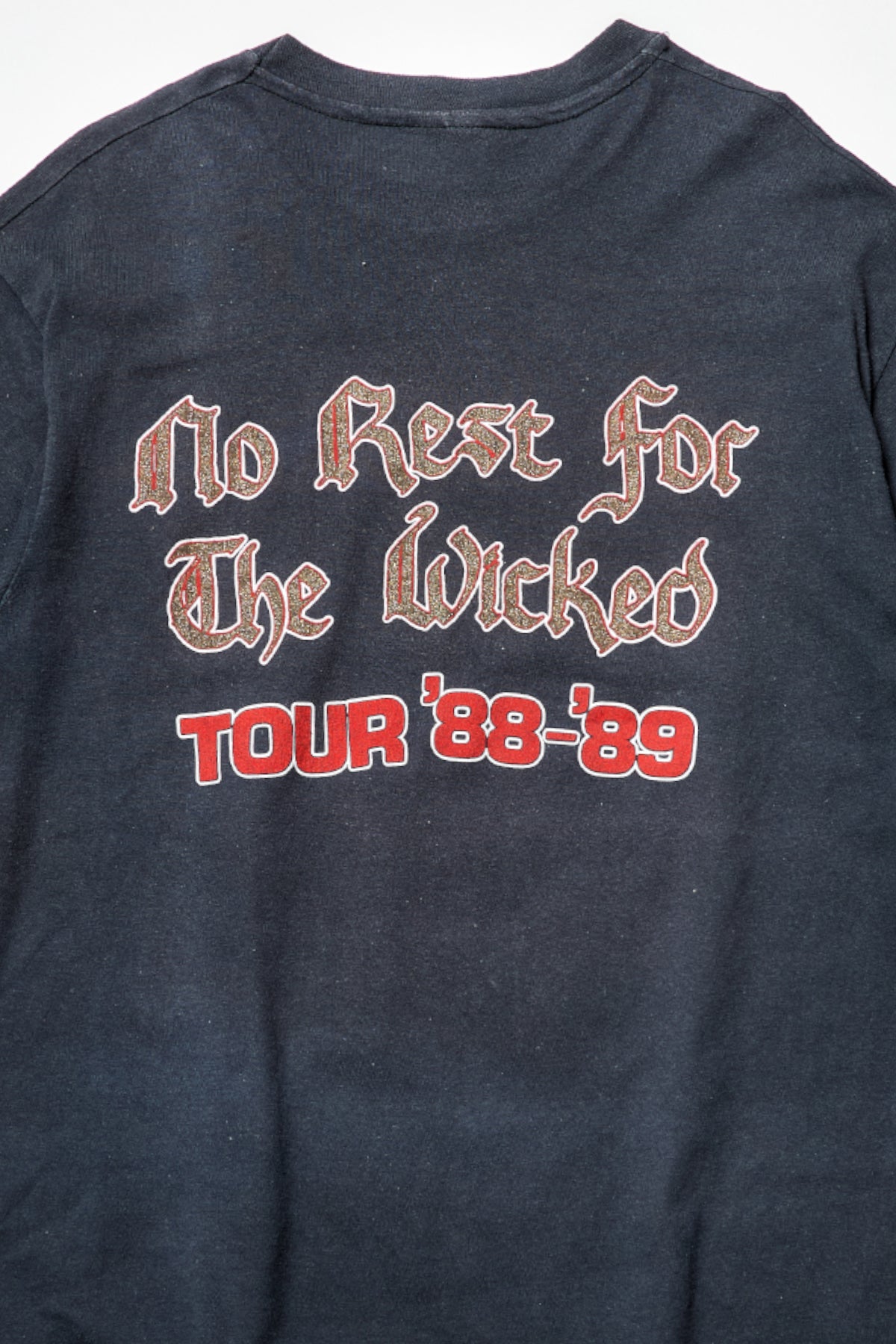 OZZY OSBOURNE / NO REST FOR THE WICKED TOUR 88-89 TEE SHIRTS（80s）