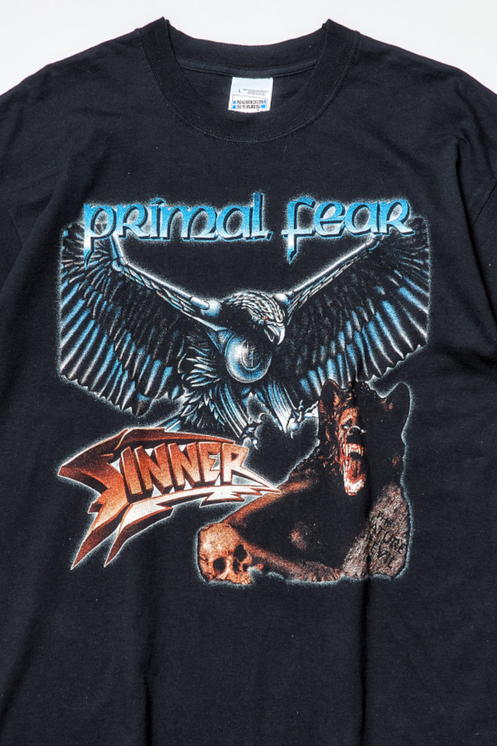 PRIMAL FEAR X SINNER / THE MILLENNIUM SHOW 1999 TEE SHIRTS（90s）