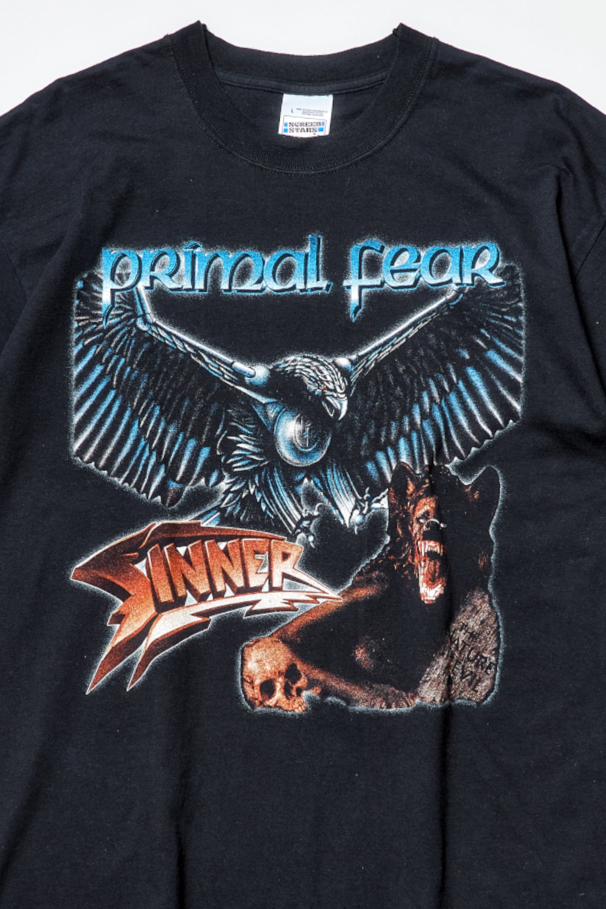 PRIMAL FEAR X SINNER / THE MILLENNIUM SHOW 1999 TEE SHIRTS（90s）