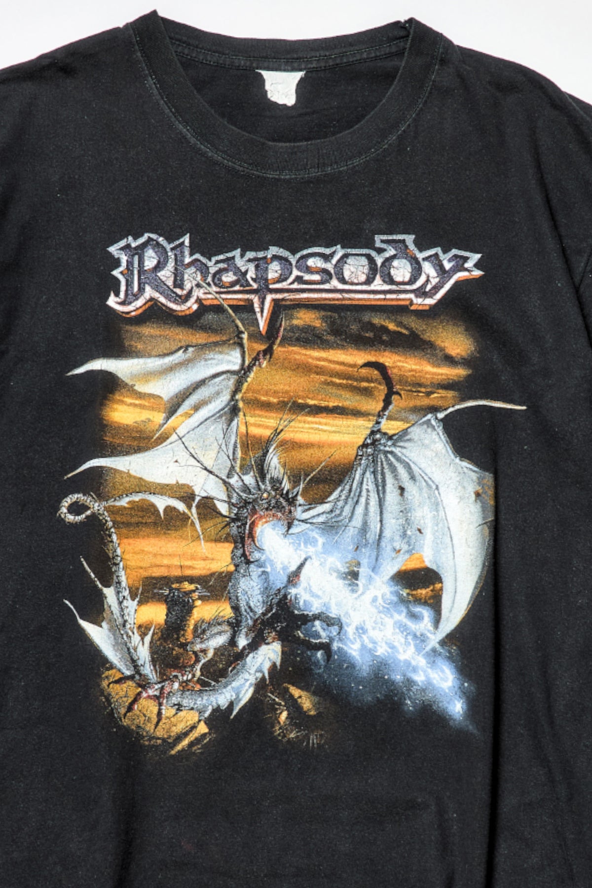 RHAPSODY / POWER OF THE DRAGONFLAME TEE SHIRTS（00s）