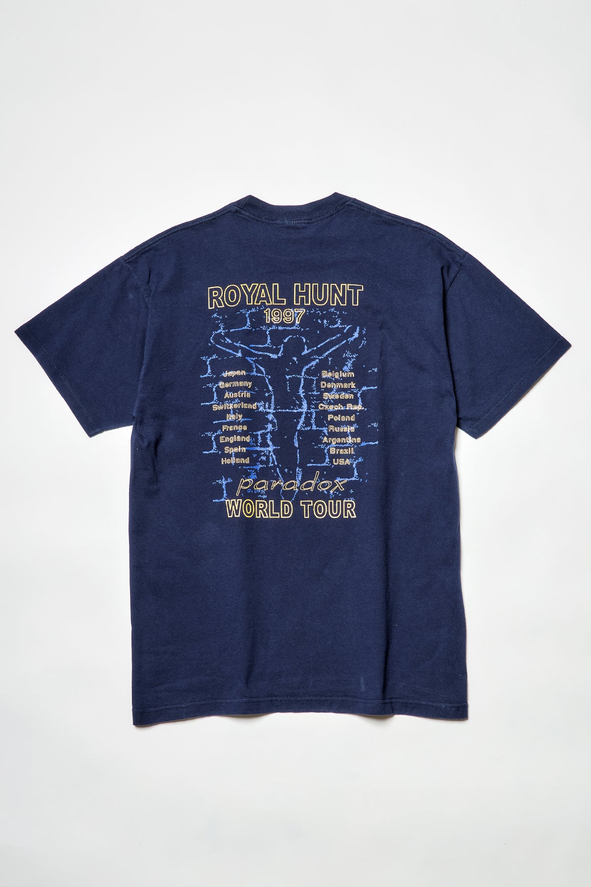 ROYAL HUNT / PARADOX WORLD TOUR 1997 TEE SHIRTS（90s）