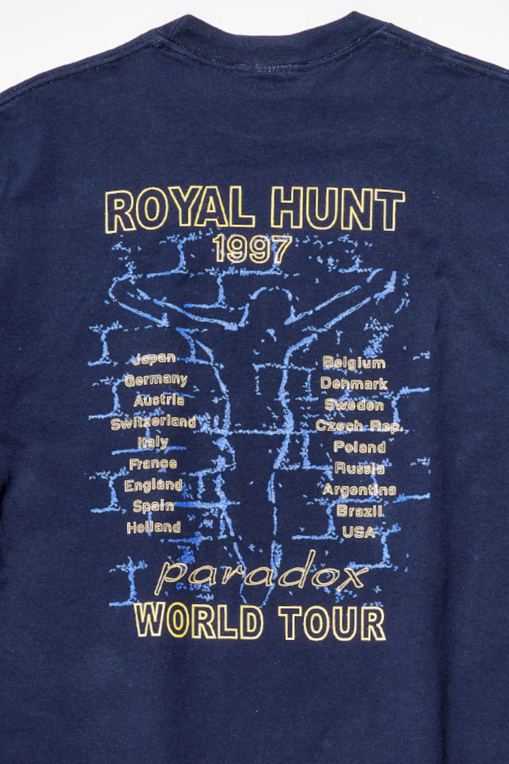 ROYAL HUNT / PARADOX WORLD TOUR 1997 TEE SHIRTS（90s）