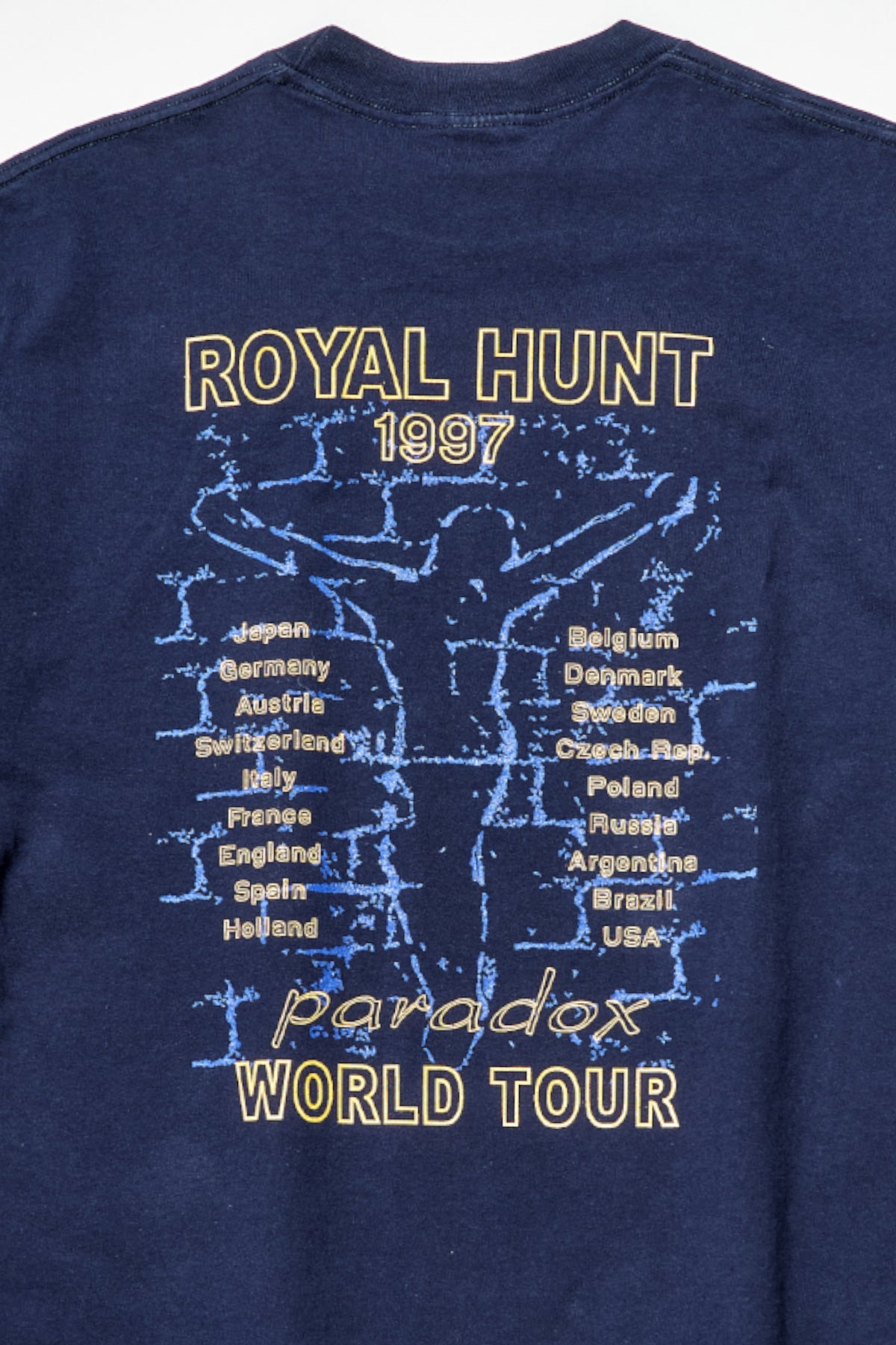 ROYAL HUNT / PARADOX WORLD TOUR 1997 TEE SHIRTS（90s）