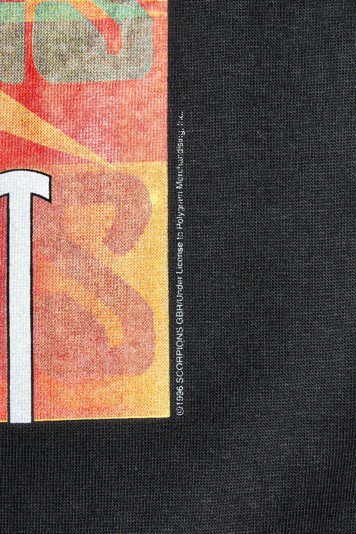 SCORPIONS / PURE INSTICT TOUR 1996 TEE SHIRTS（90s）