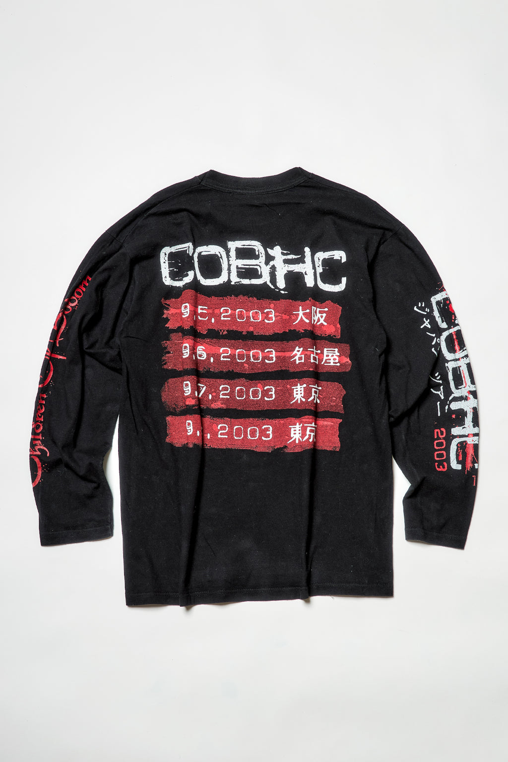 CHILDLEN OF BODOM / HATE CREW DEATHROLL JAPAN TOUR 2003 LONG SLEEVE TEE SHIRTS（00s）
