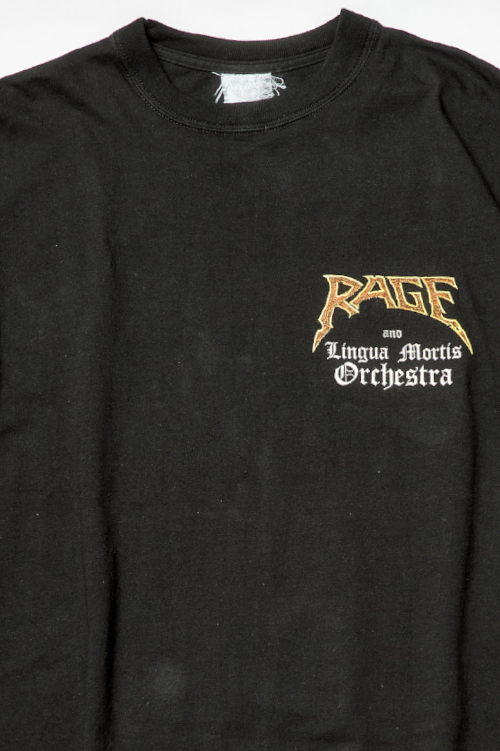 RAGE / LINGUA MORTIS ORCHESTRA FEAT. RAGE TEE SHIRTS（90s）