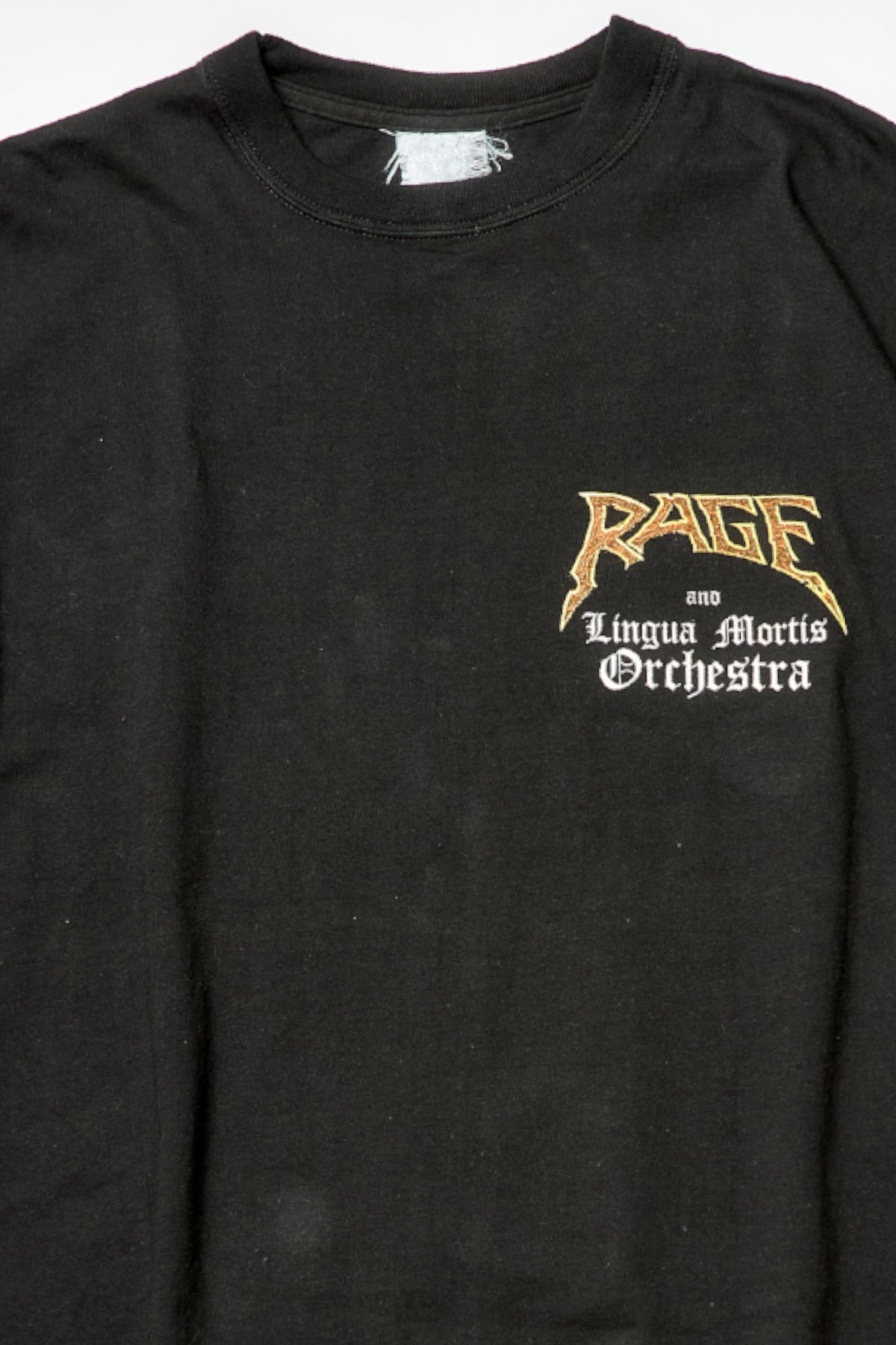 RAGE / LINGUA MORTIS ORCHESTRA FEAT. RAGE TEE SHIRTS（90s）
