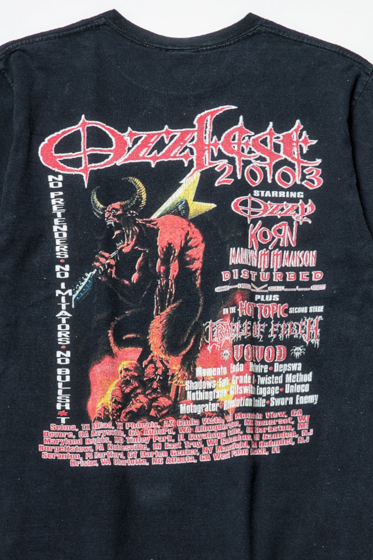 OZZ FEST / OZZ FEST 2003 TEE SHIRTS（00s）