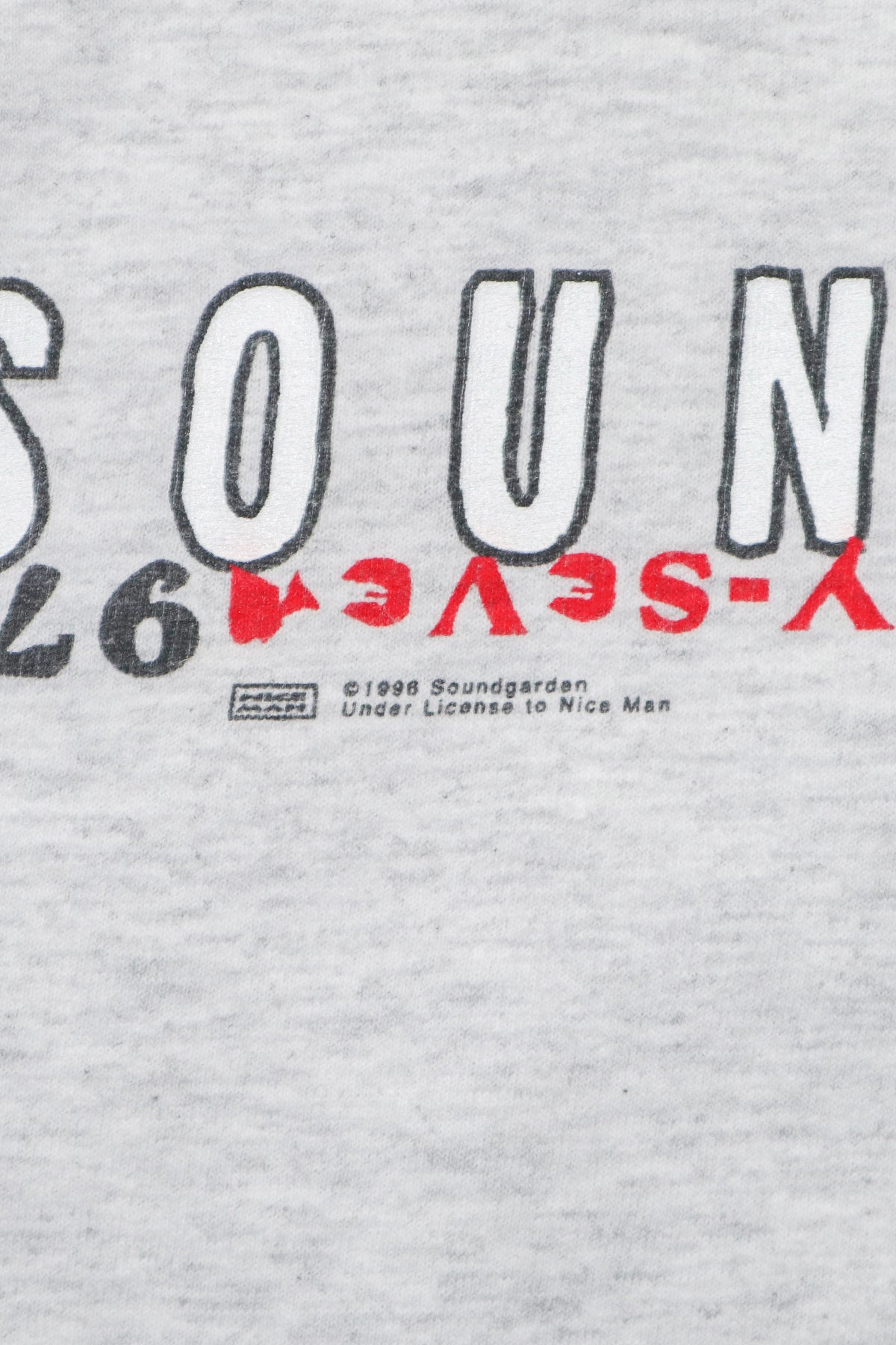 SOUNDGARDEN / DOWN AND THE UPSIDE TOUR 96-97 ALAN FOBES TEE SHIRTS（90s）