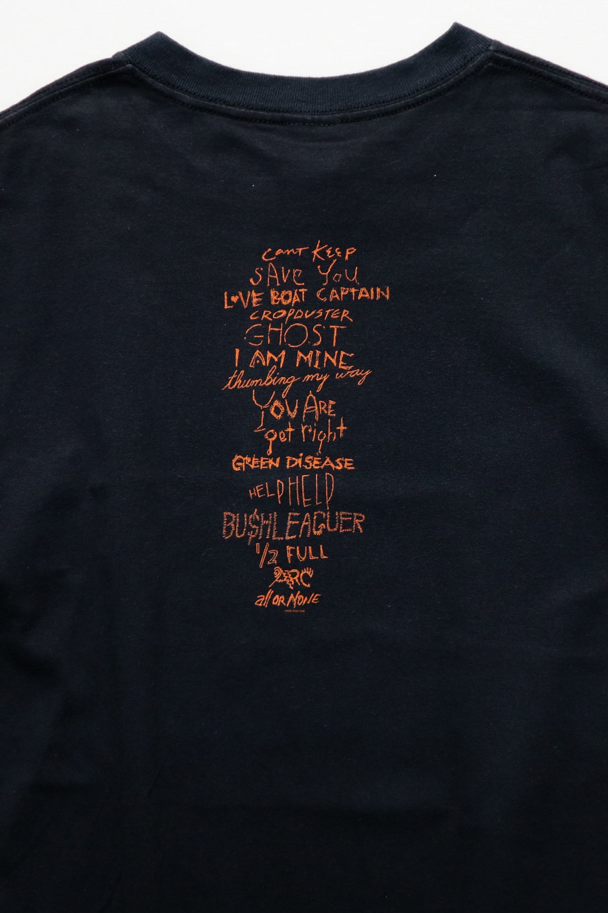 PEARL JAM / RIOT ACT TEE SHIRTS（00s）