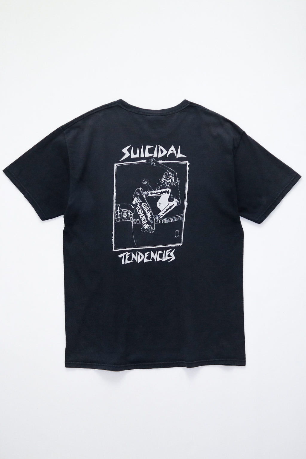 SUICIDAL TENDENCIES / LANCE MOUNTAIN SKALL SKATE TEE SHIRTS（90s）
