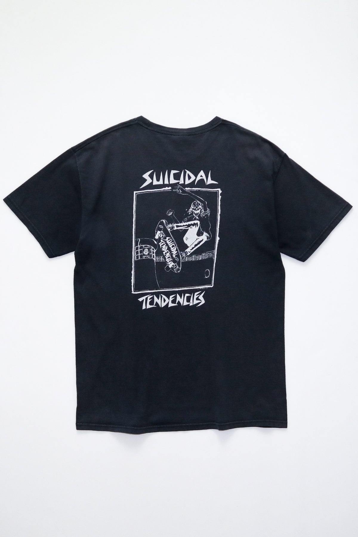 SUICIDAL TENDENCIES / LANCE MOUNTAIN SKALL SKATE TEE SHIRTS（90s）