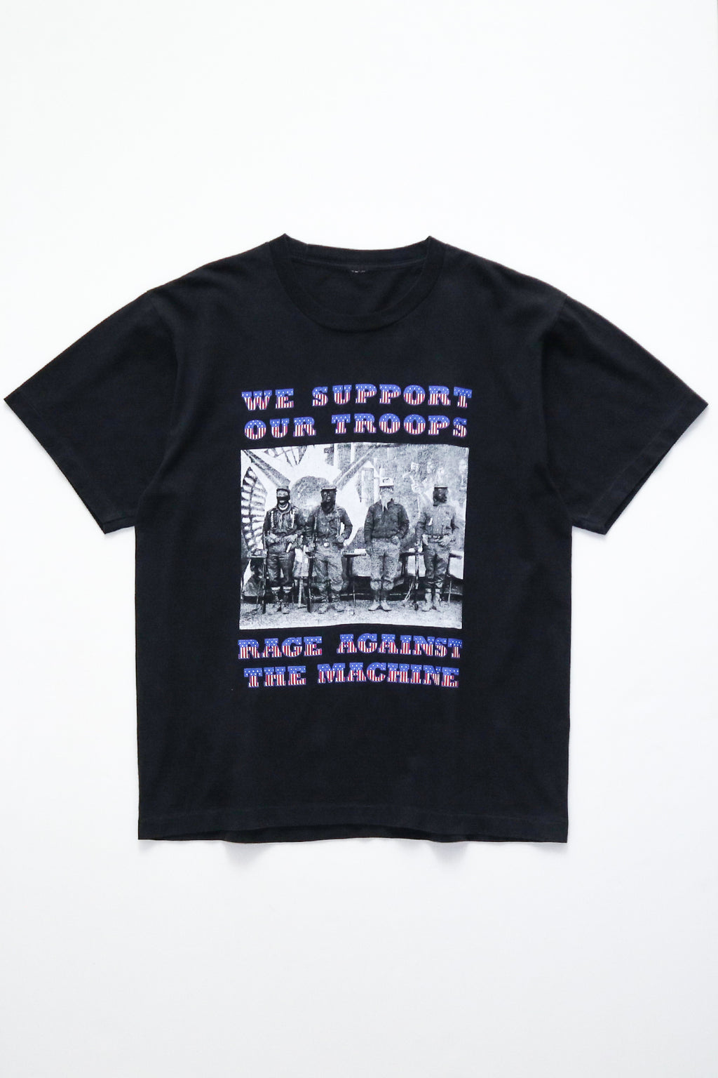 RAGE AGAINST THE MACHINE / WE SUPPORT OUR TROOPS TEE SHIRTS（90s）