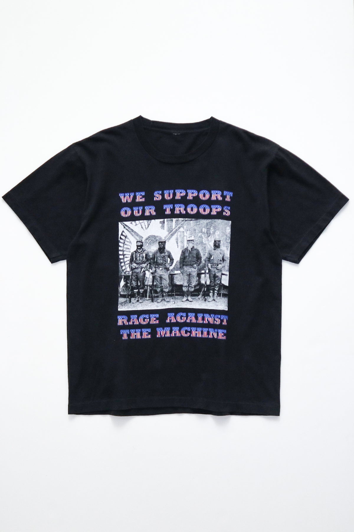 RAGE AGAINST THE MACHINE / WE SUPPORT OUR TROOPS TEE SHIRTS（90s）