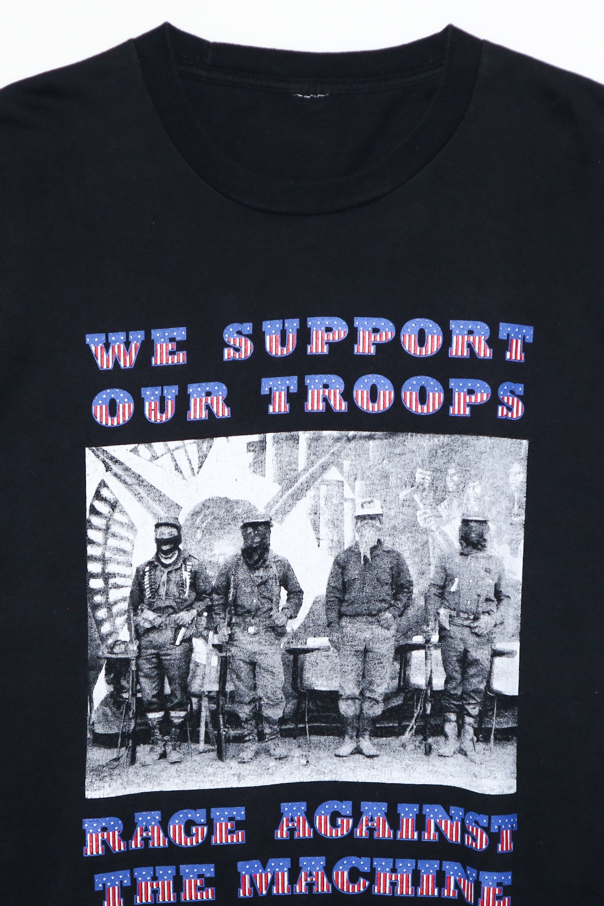 RAGE AGAINST THE MACHINE / WE SUPPORT OUR TROOPS TEE SHIRTS（90s）