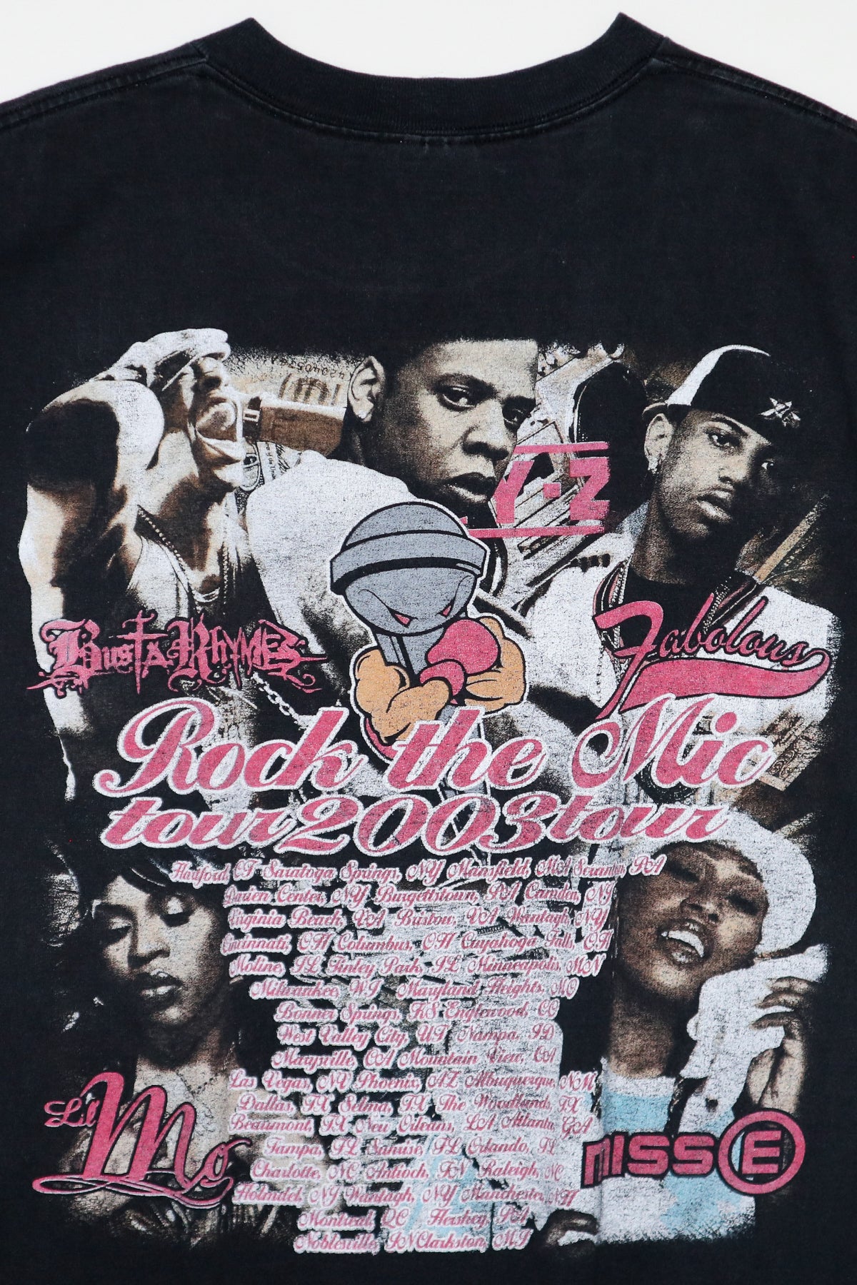 JAY Z・50 CENT etc / ROCK THE MIC TOUR 2003 TEE SHIRTS（00s）