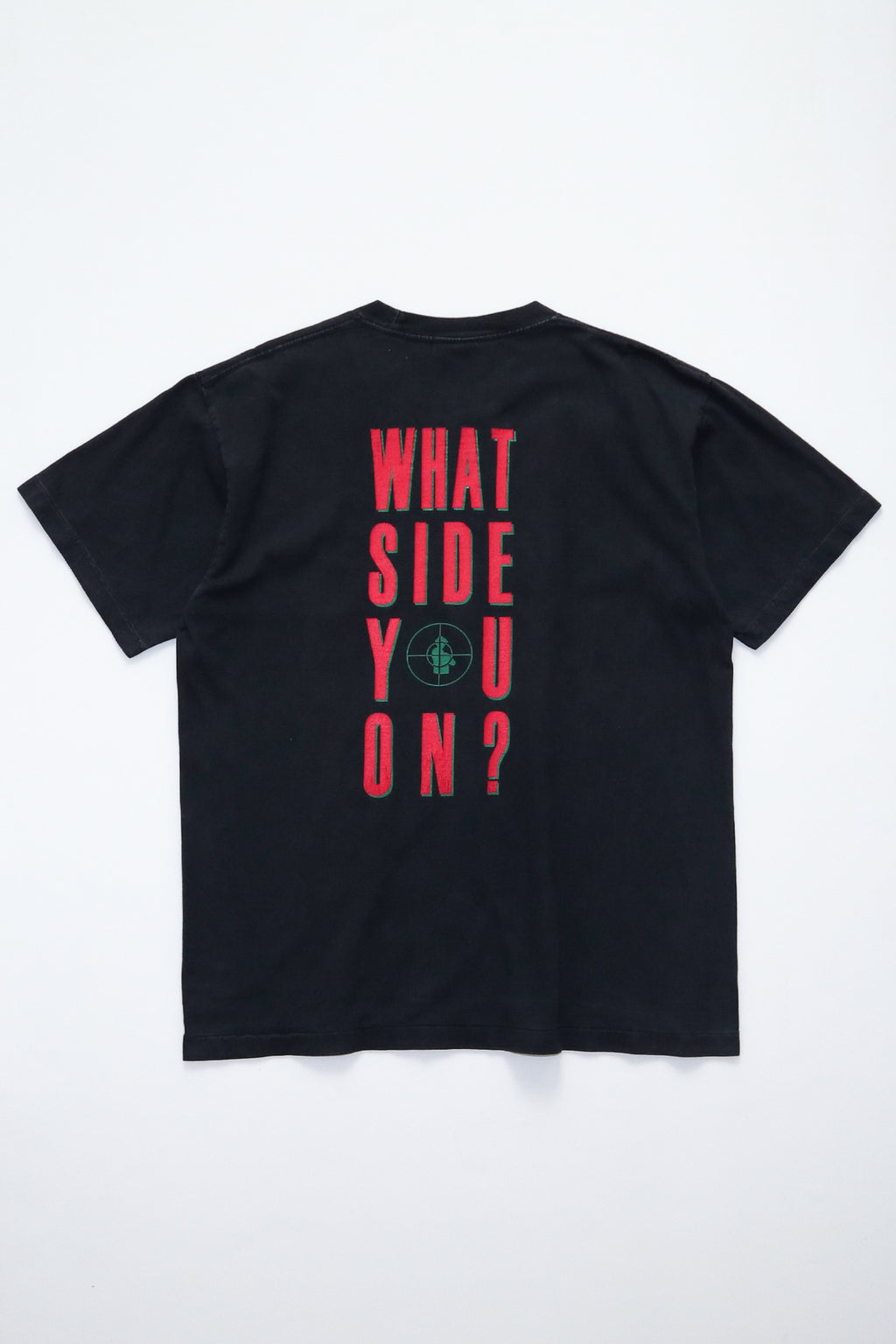 PUBLIC ENEMY / WHAT SIDE YOU ON？ TEE SHIRTS（90s）