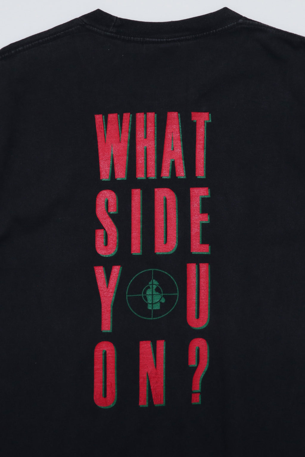 PUBLIC ENEMY / WHAT SIDE YOU ON？ TEE SHIRTS（90s）
