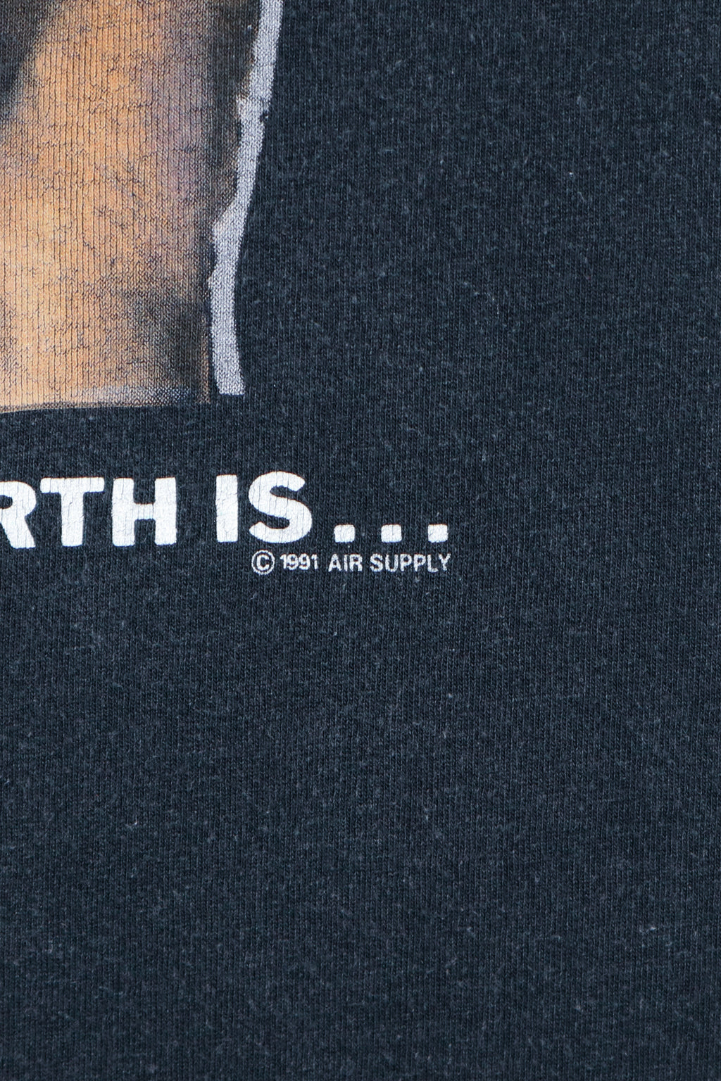 AIR SUPPLY / THE EARTH IS ... TEE SHIRTS（90s）