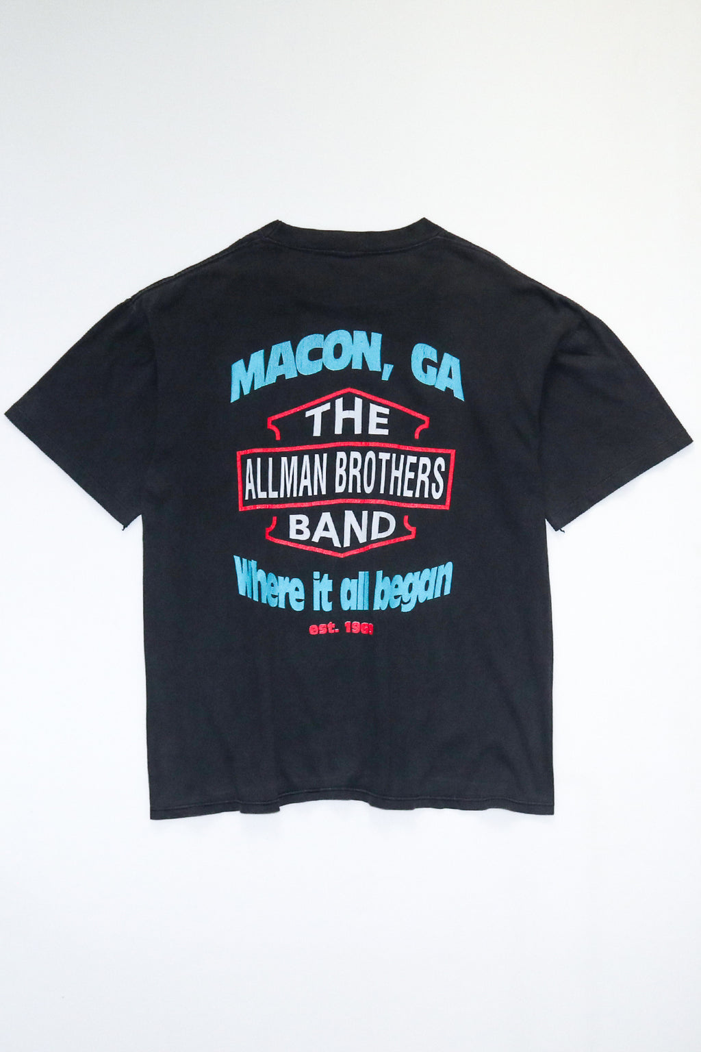 THE ALLMAN BROTHERS BAND / WHERE IT ALL BEGAN TEE SHIRTS（90s）
