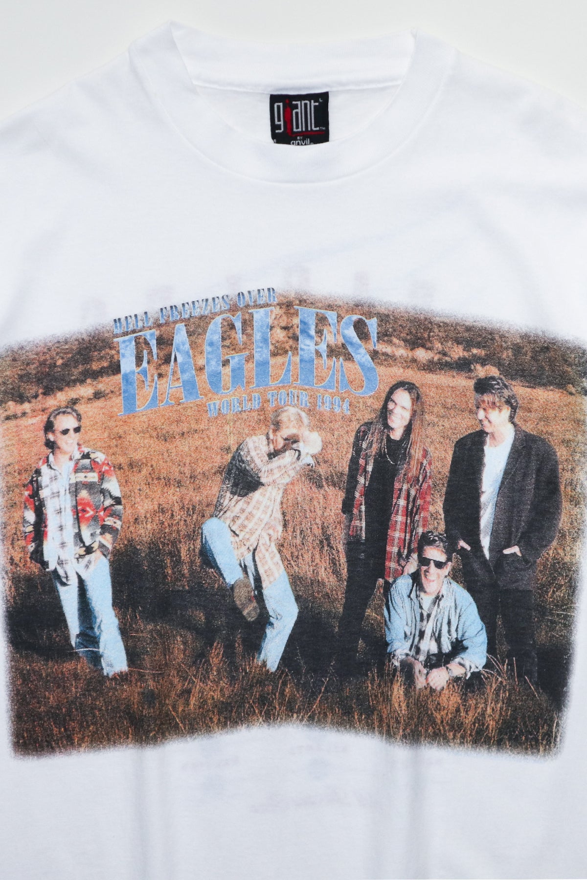 EAGLES / HELL FREEZES OVER WORLD TOUR 1994 PHOTOGRAPH TEE SHIRTS（90s）