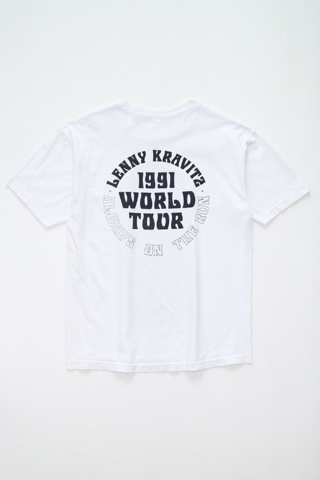 LENNY KRAVITZ / ALLWAYS ON THE RUN 1991 WORLD TOUR TEE SHIRTS（90s）