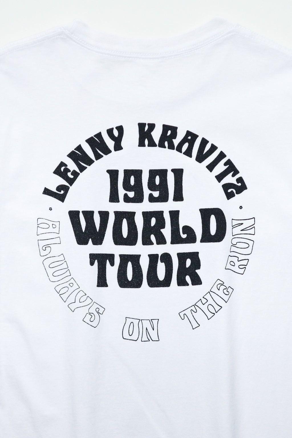 LENNY KRAVITZ / ALLWAYS ON THE RUN 1991 WORLD TOUR TEE SHIRTS（90s）