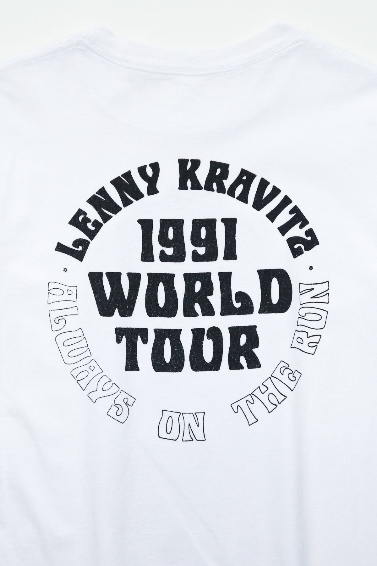 LENNY KRAVITZ / ALLWAYS ON THE RUN 1991 WORLD TOUR TEE SHIRTS（90s）