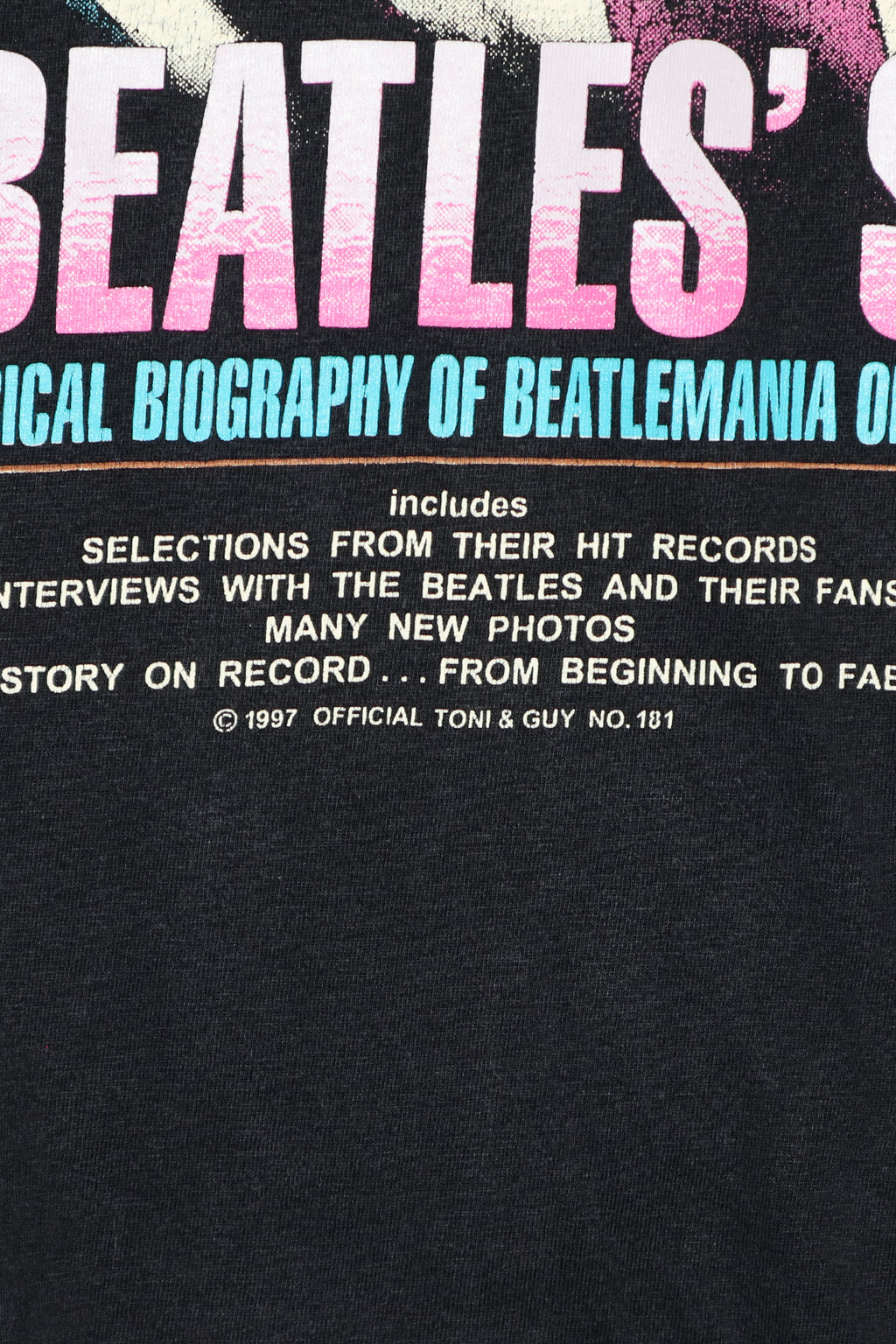 THE BEATLES / THE BEATLES' STORY TEE SHIRTS（90s）