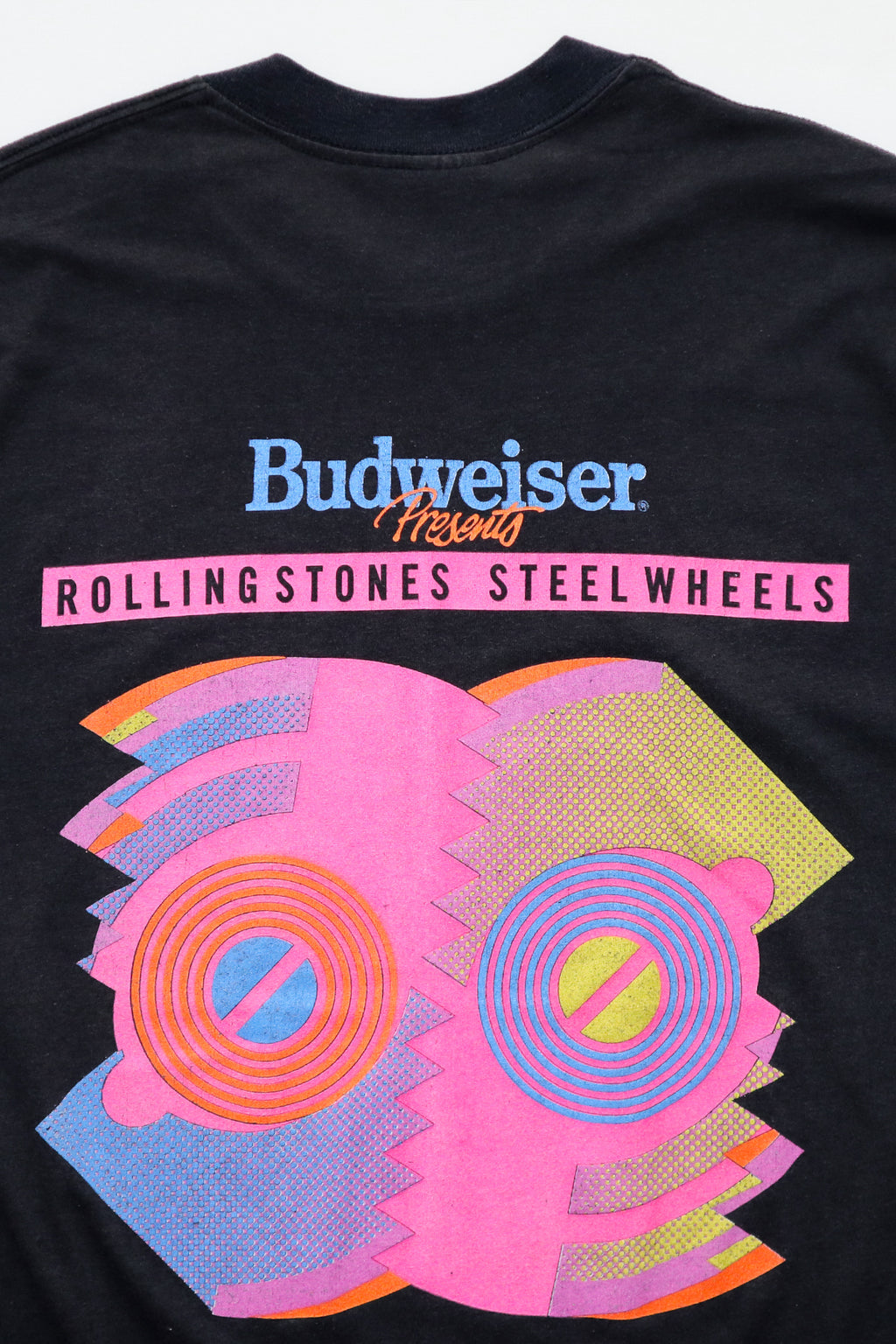 THE ROLLING STONES / STEEL WHEELS THE NORTH AMERICAN TOUR 1989 PHOTO TEE SHIRTS（80s）