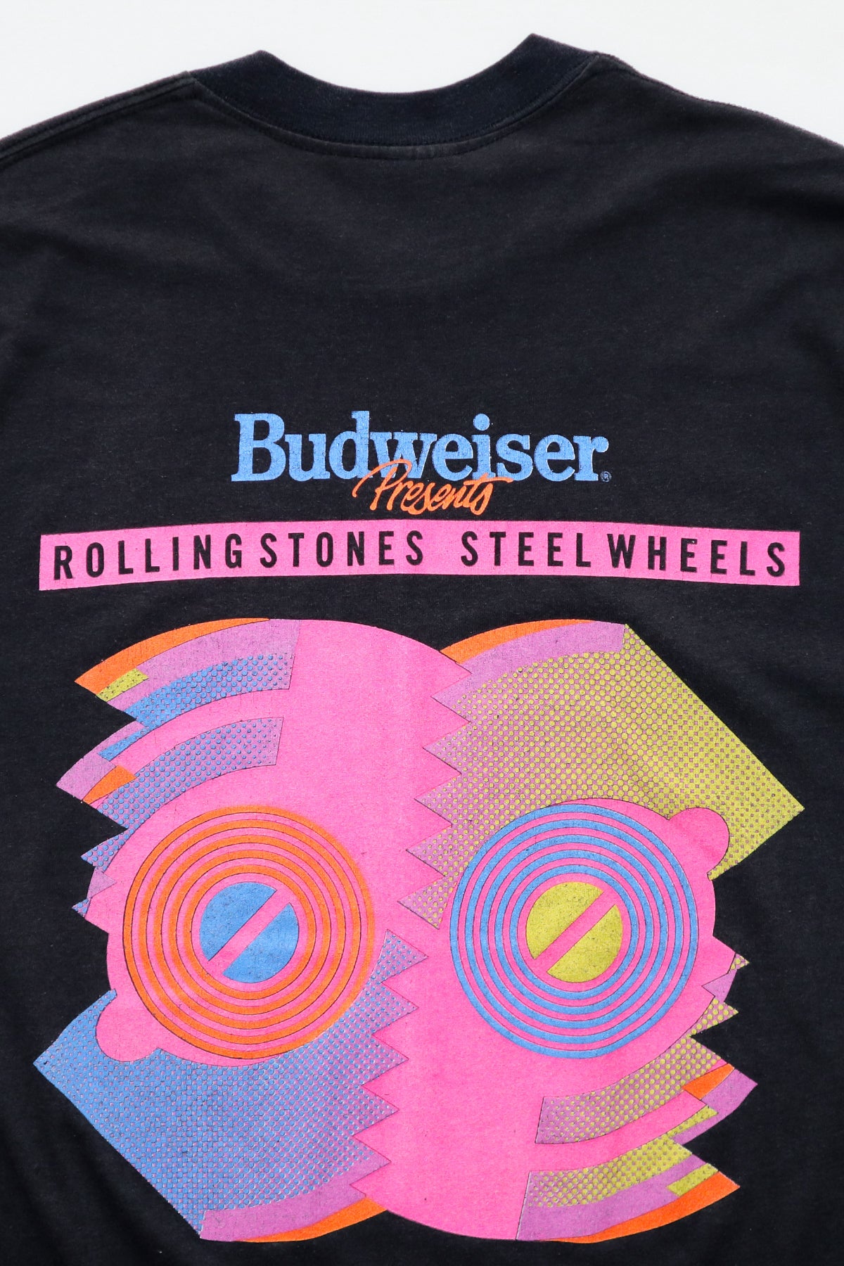 THE ROLLING STONES / STEEL WHEELS THE NORTH AMERICAN TOUR 1989 PHOTO TEE SHIRTS（80s）