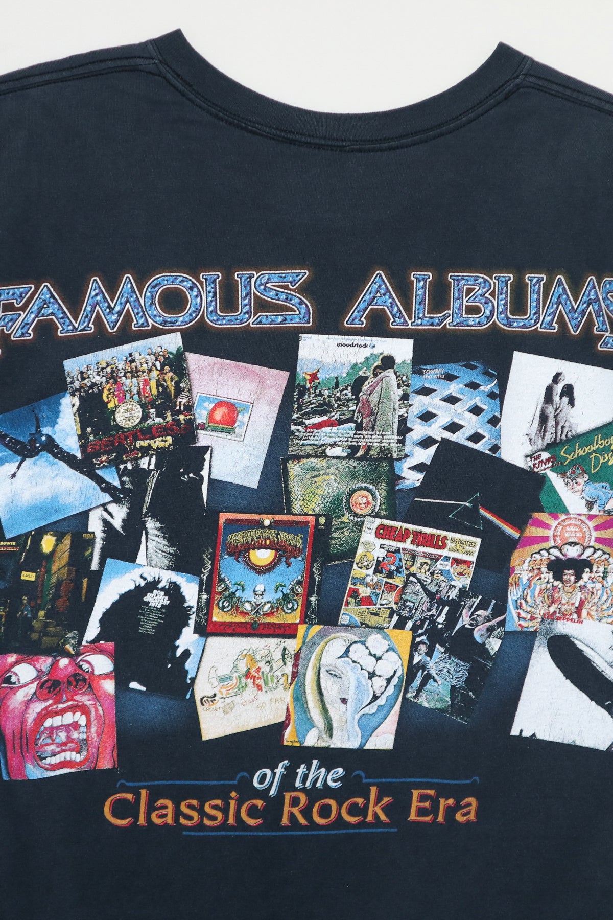 VARIOUS ARTISTS / FAMOUS ALBAMS OF THE CLASSIC ROCK ERA TEE SHIRTS（90s）