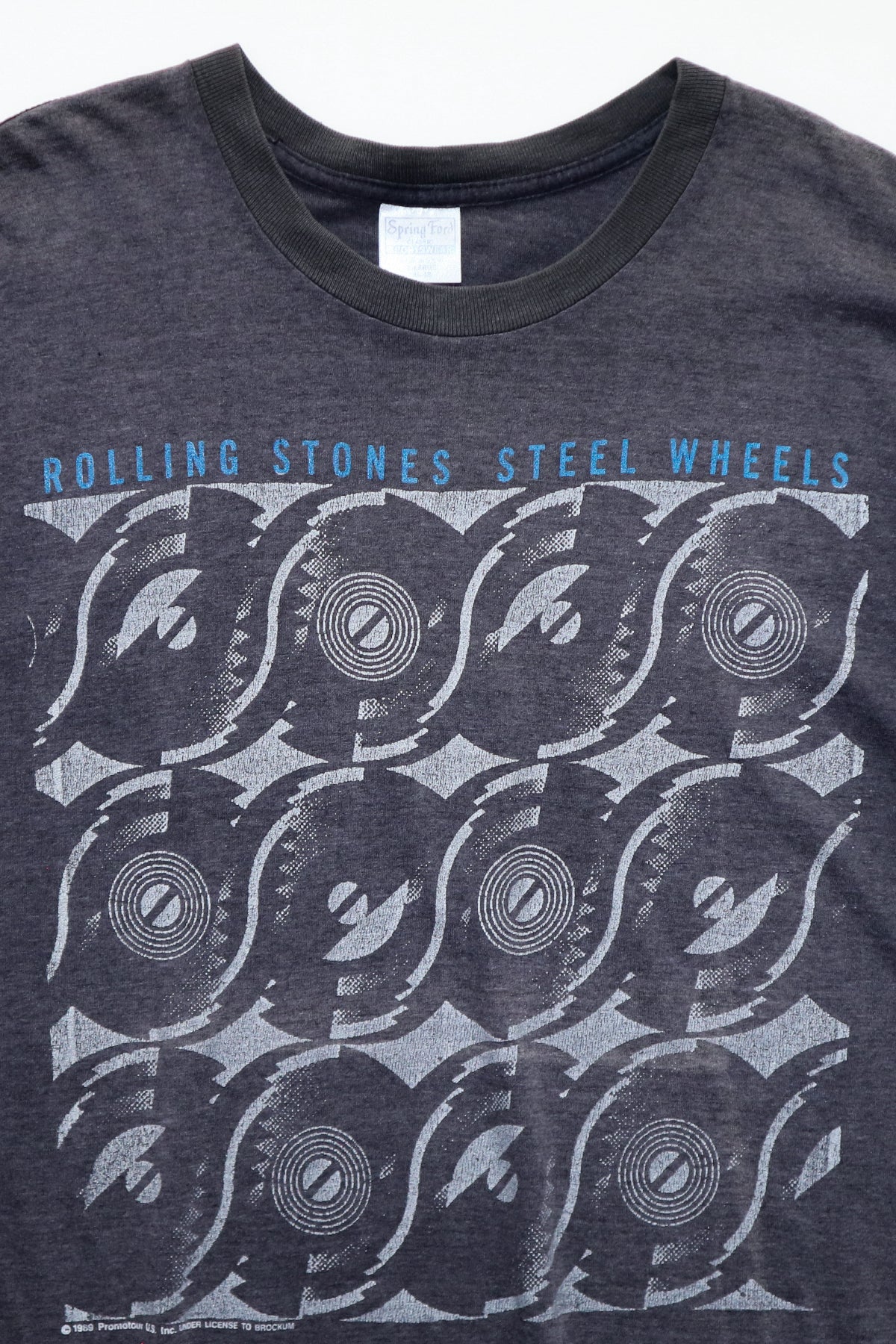 THE ROLLING STONES / STEEL WHEELS THE NORTH AMERICAN TOUR 1989 TEE SHIRTS（80s）