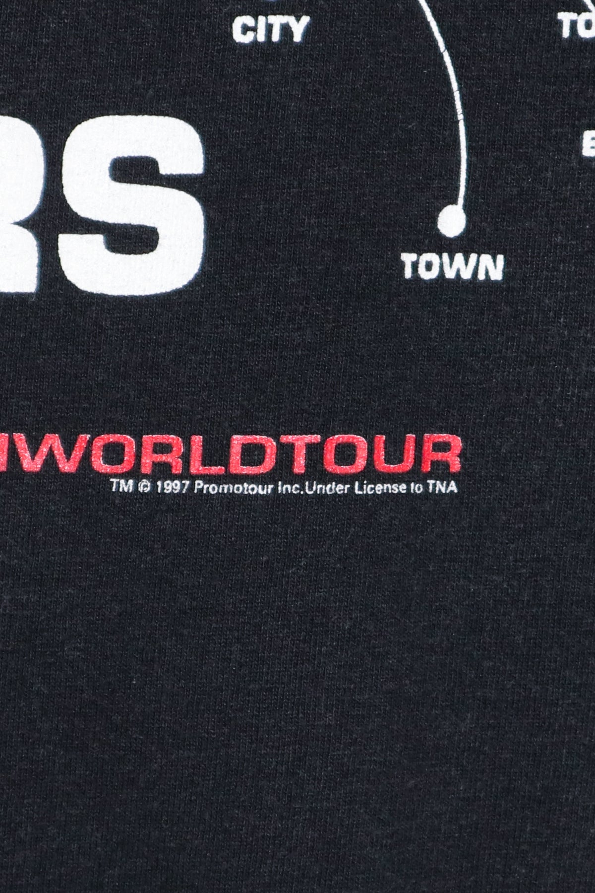 THE ROLLING STONES / BRIDGES TO BABYLON WORLD TOUR 97 LOGO TEE SHIRTS（90s）