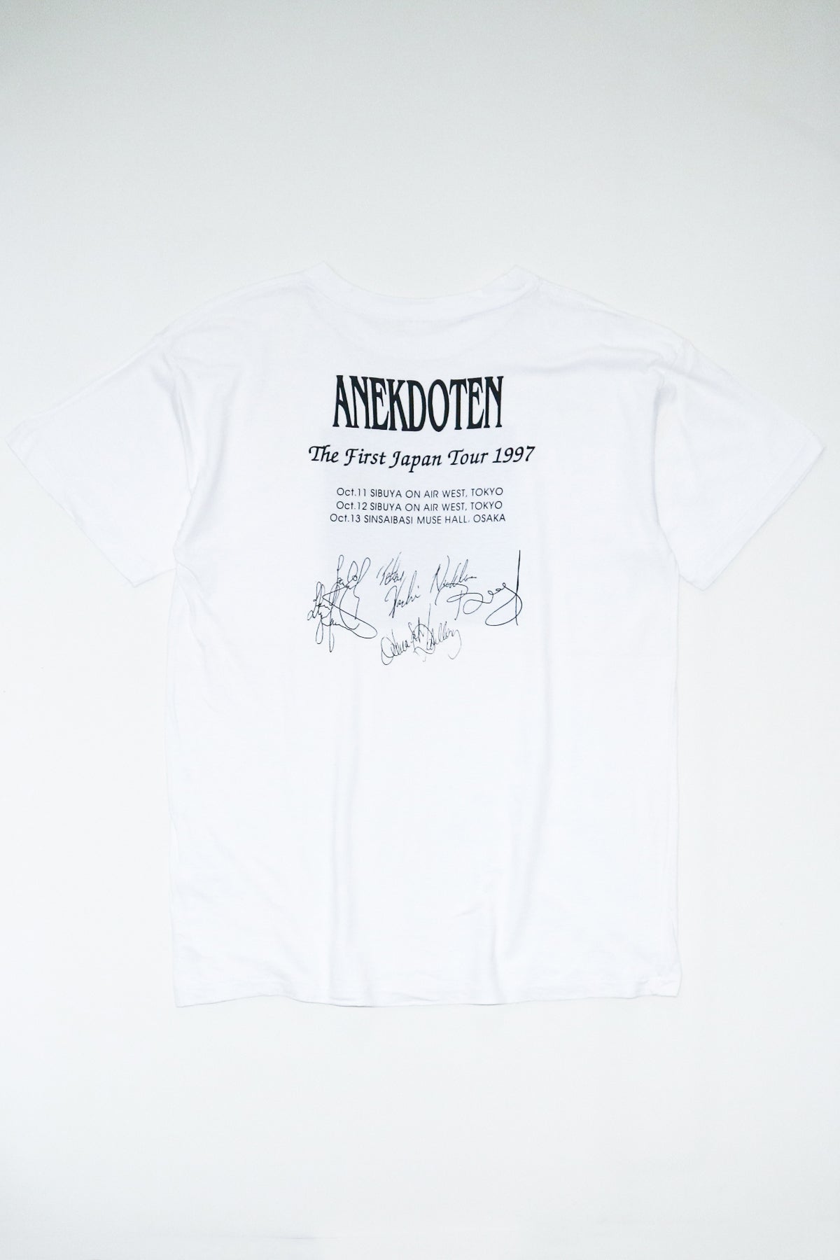 ANEKDOTEN / LIVE EP THE FIRST JAPAN TOUR 1997 TEE SHIRTS（90s）