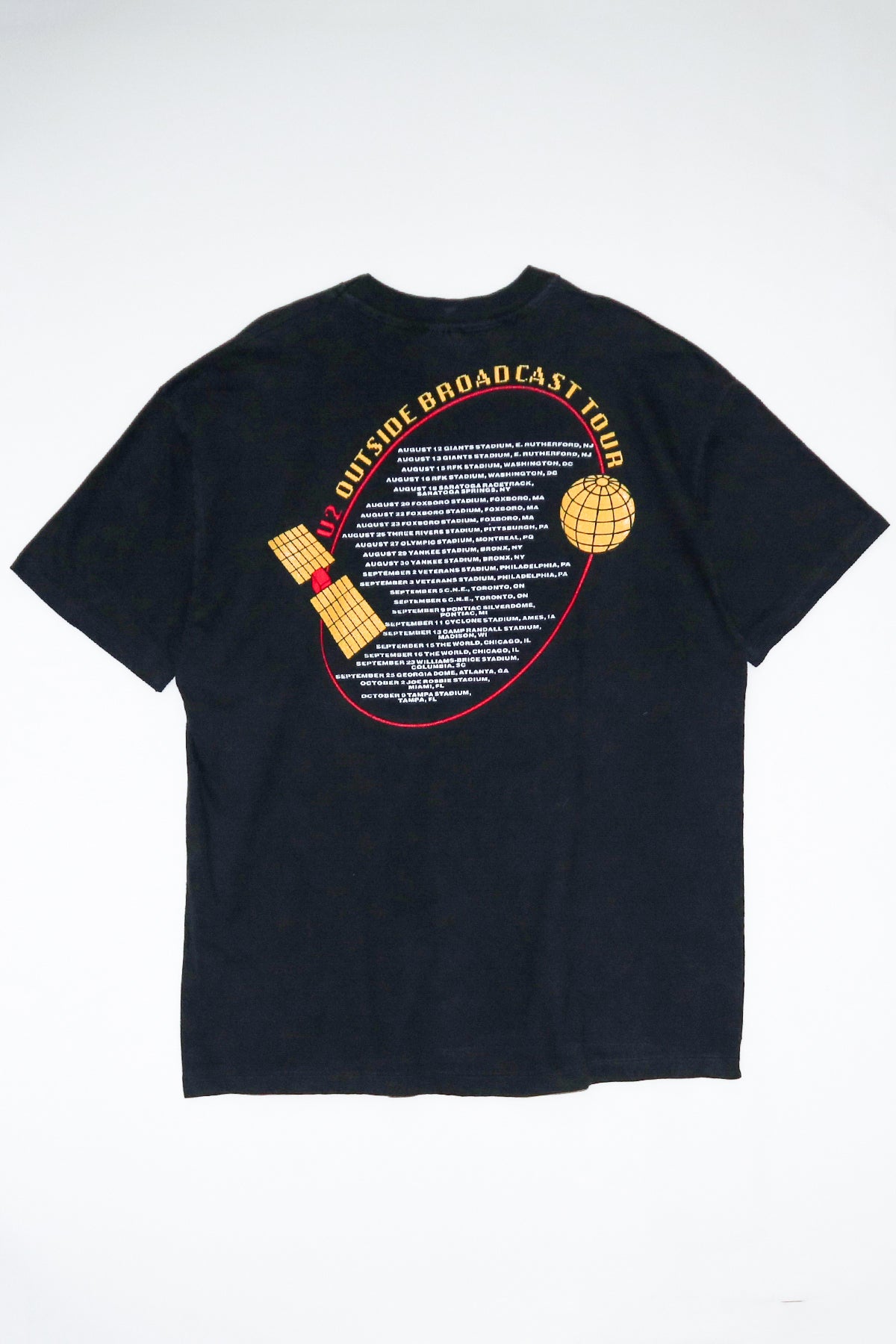 U2 / ZOO TV OUTSIDE BROADCAST TOUR TEE SHIRTS（90s）